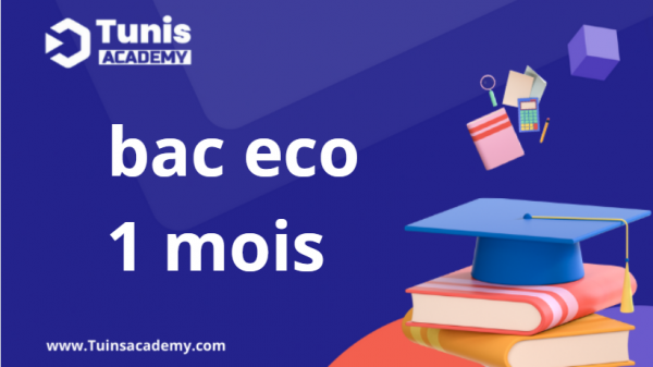 bac eco 1 mois