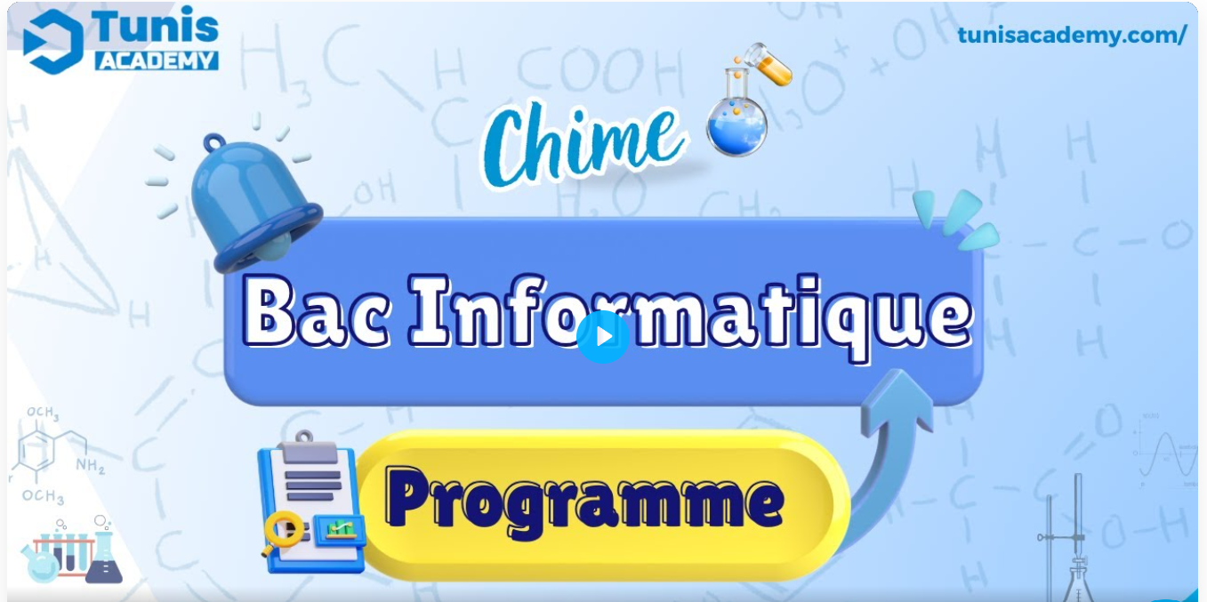 Matiére : Chimie Bac info