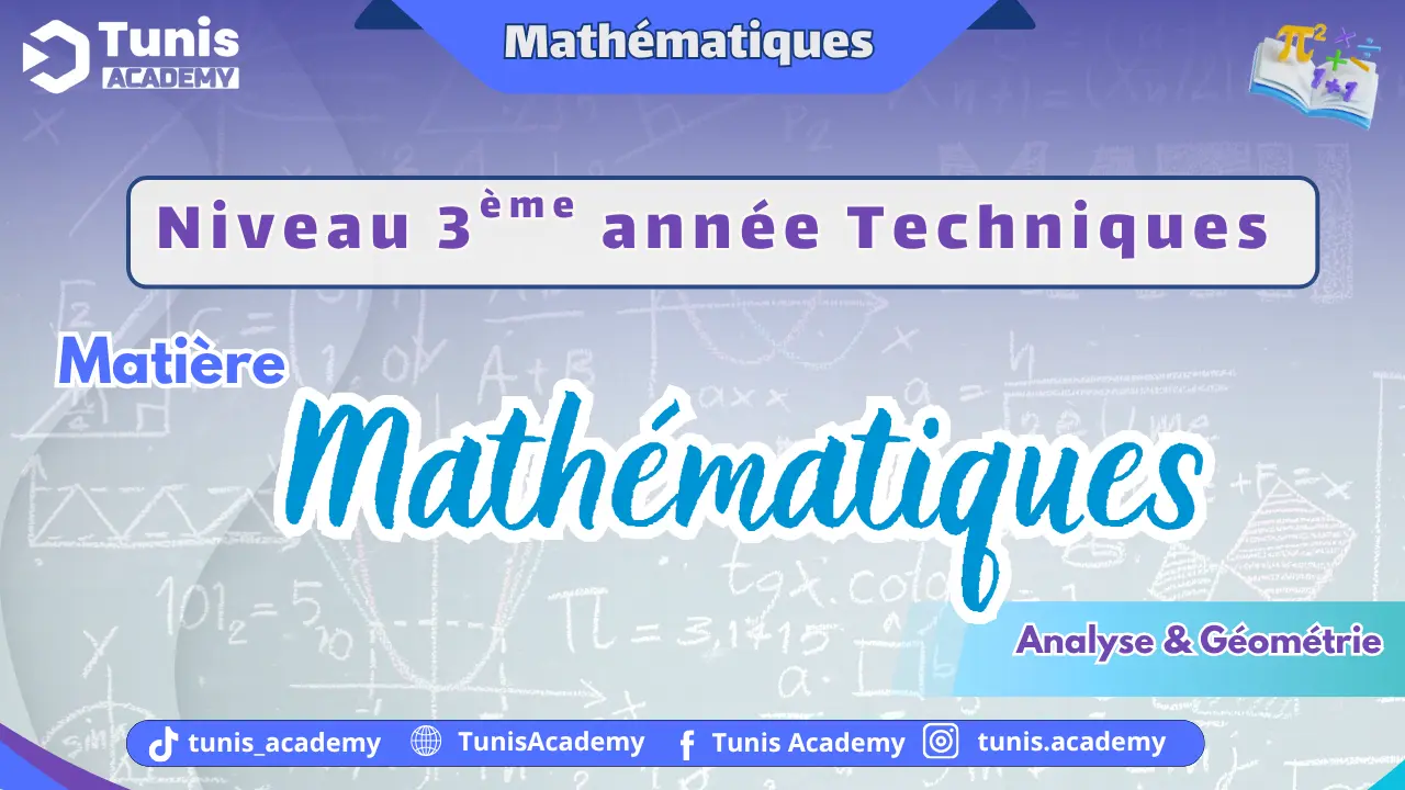 Math – 3eme technique
